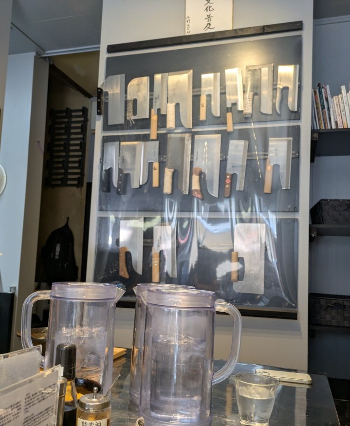 展示されていた包丁