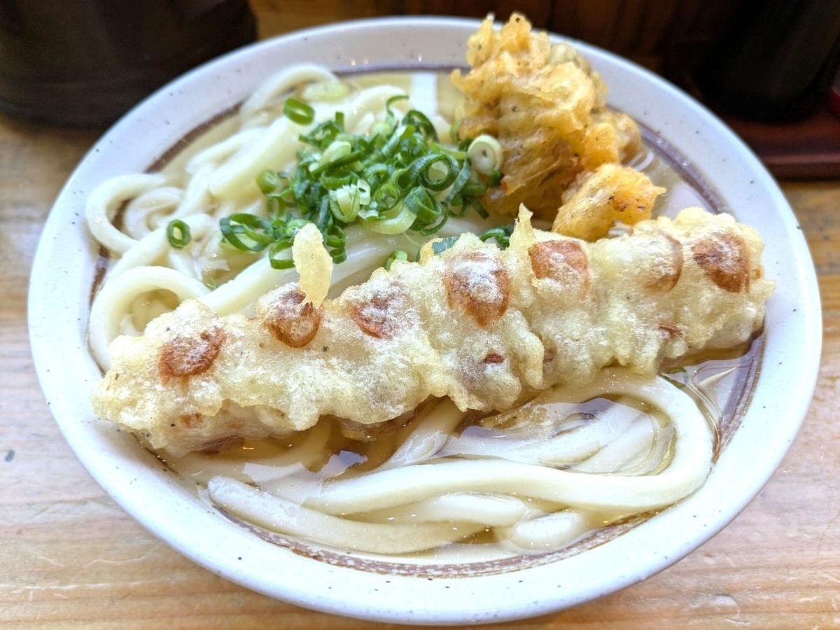 とりちく天うどん