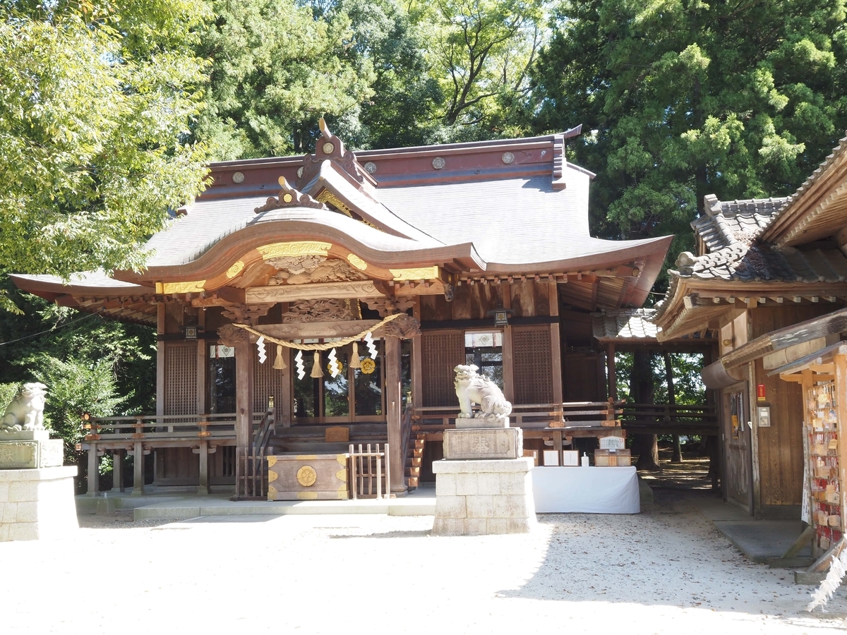 素鵞神社の拝殿