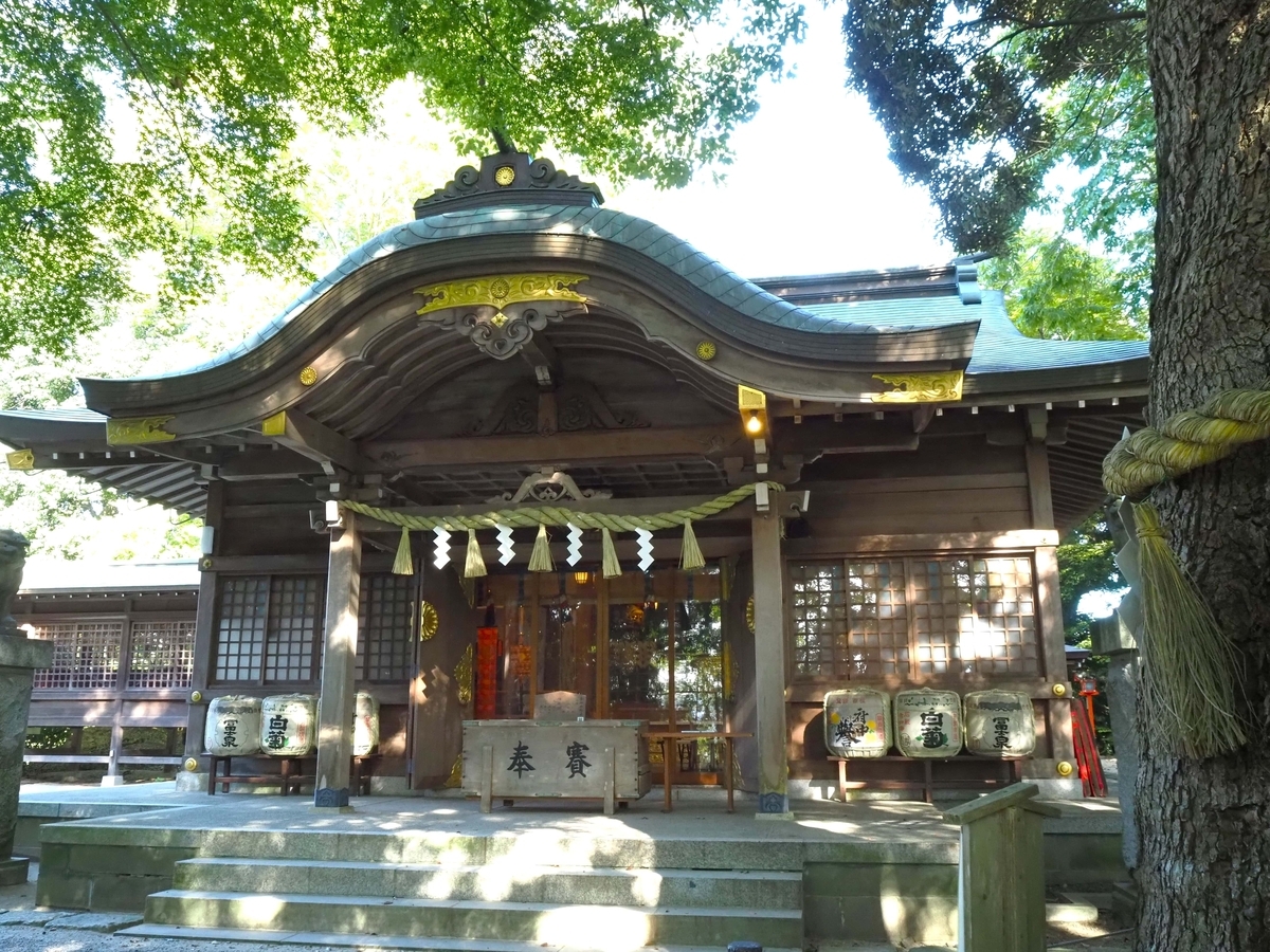 常陸国総社宮の拝殿