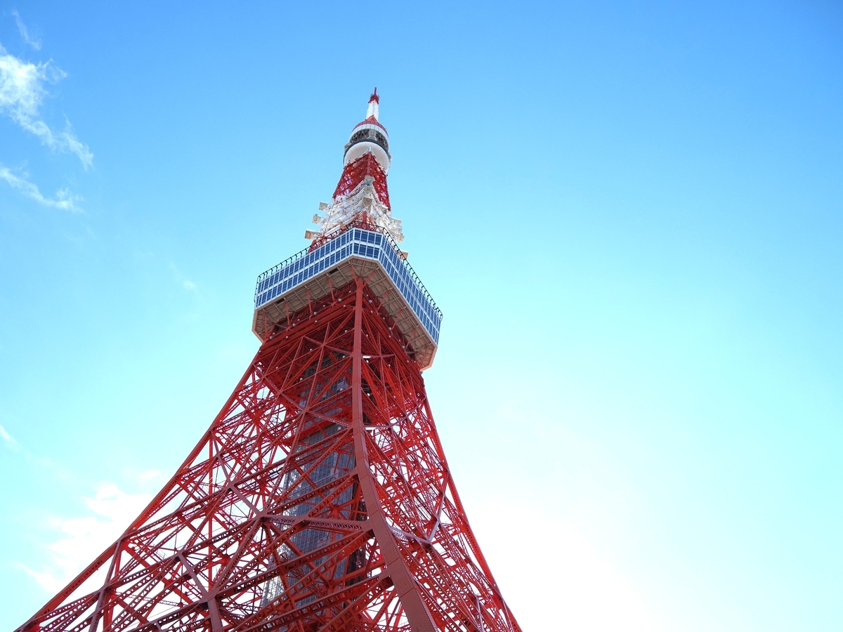 東京タワーの全景