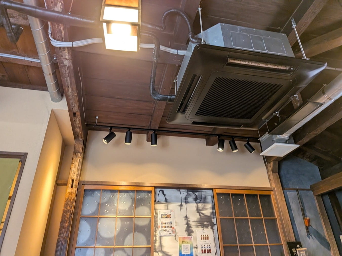 リノベーションした店内