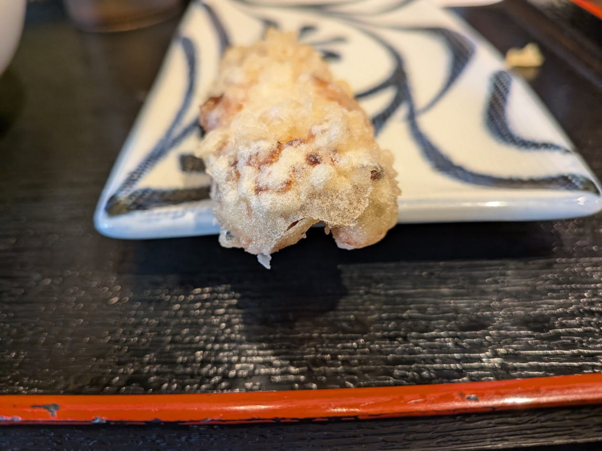 ちくわ天の断面