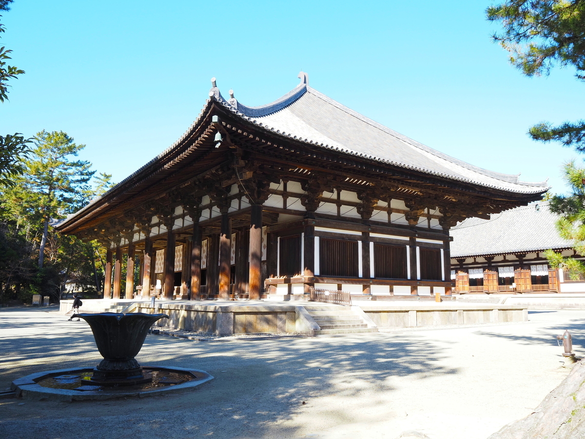 金堂の屋根