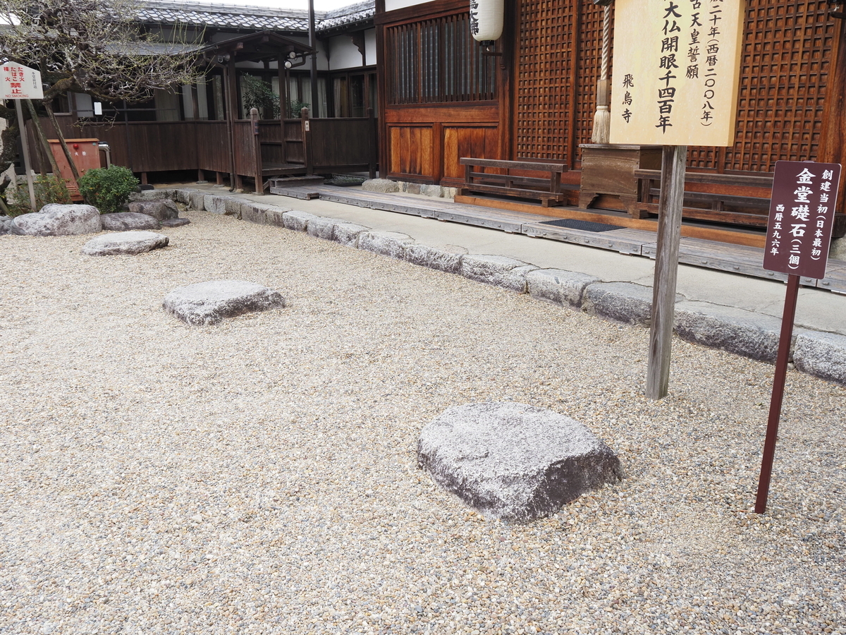金堂の礎石