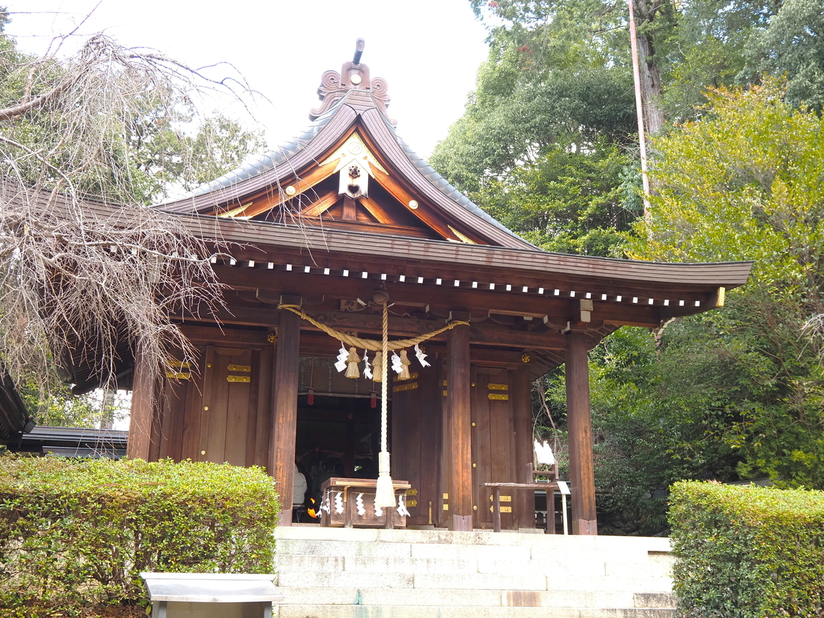 飛鳥坐神社の拝殿