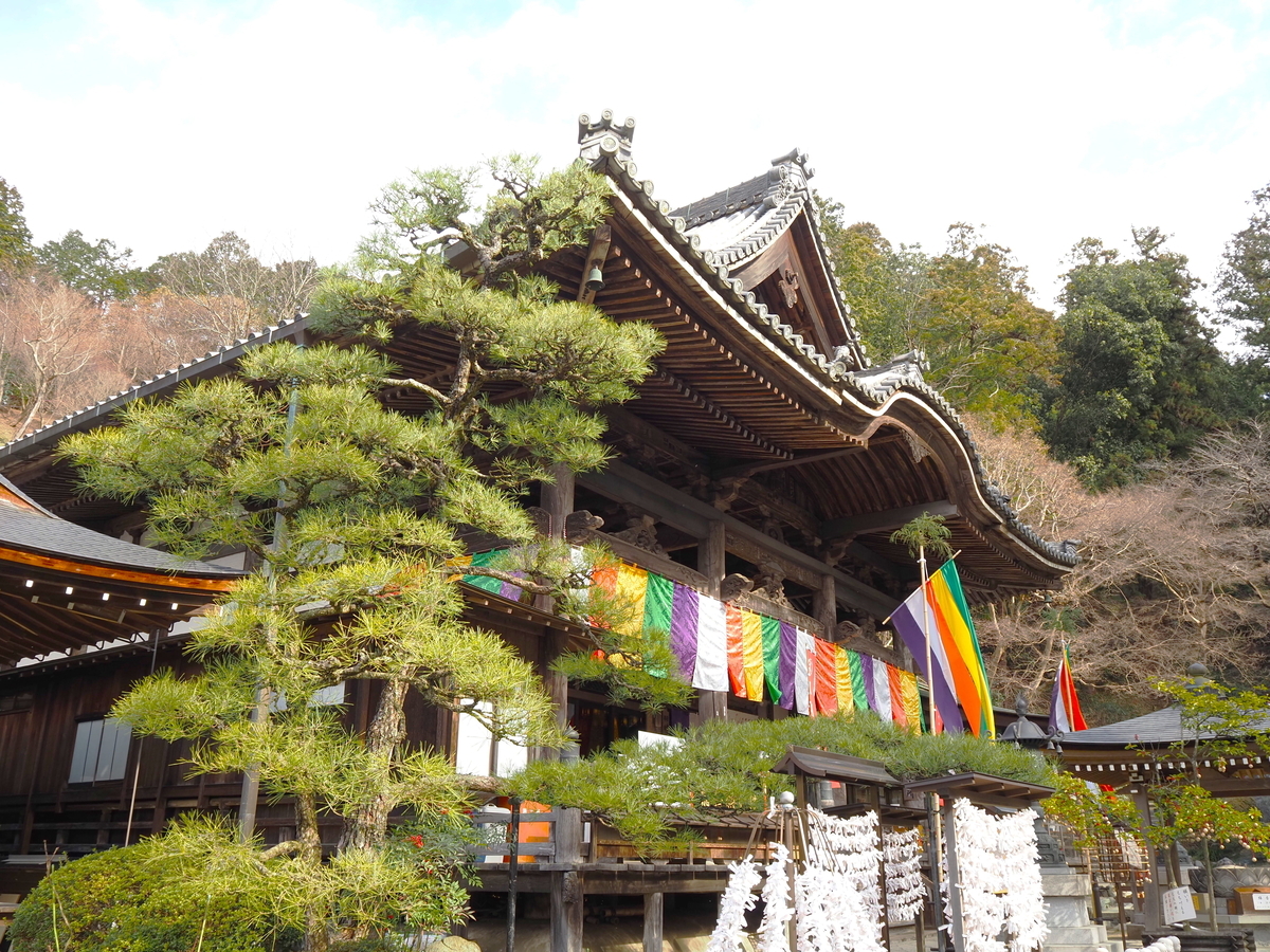 斜めから見た本堂