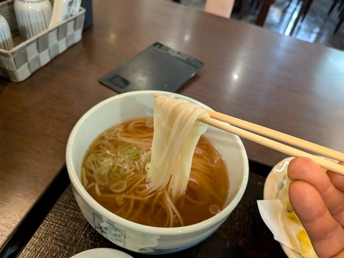 温かい麺