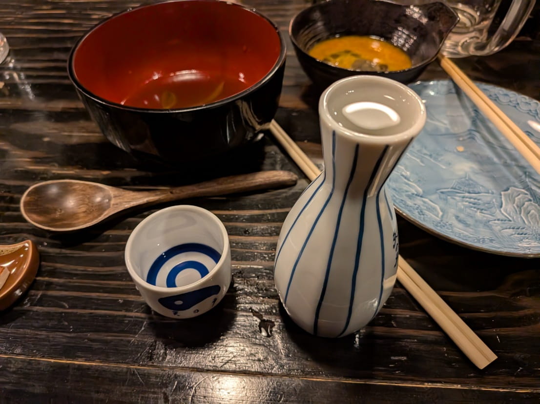 壱合徳利の熱燗