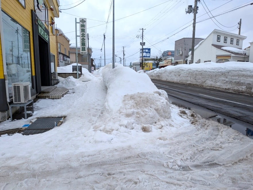 雪の壁