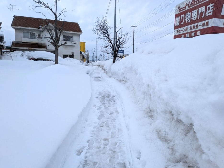 雪の壁