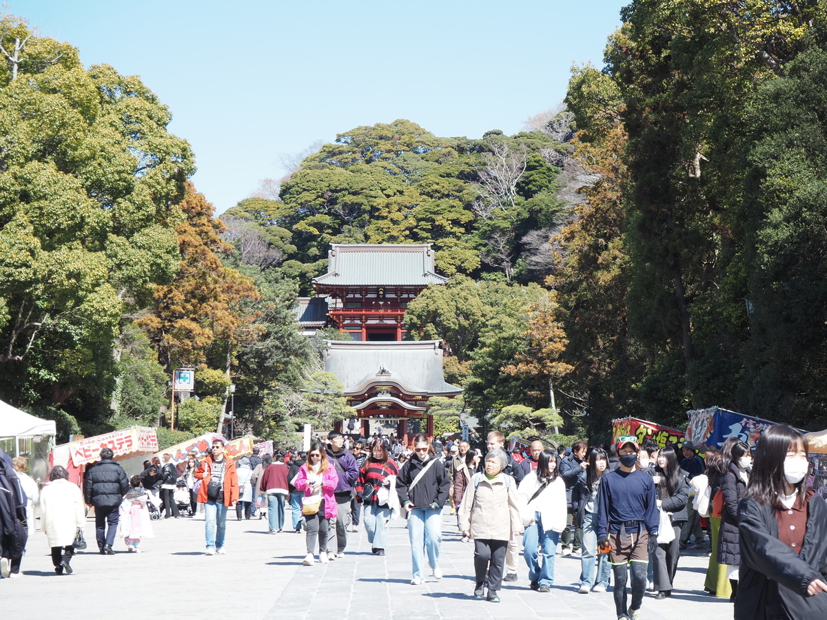 参道からの風景