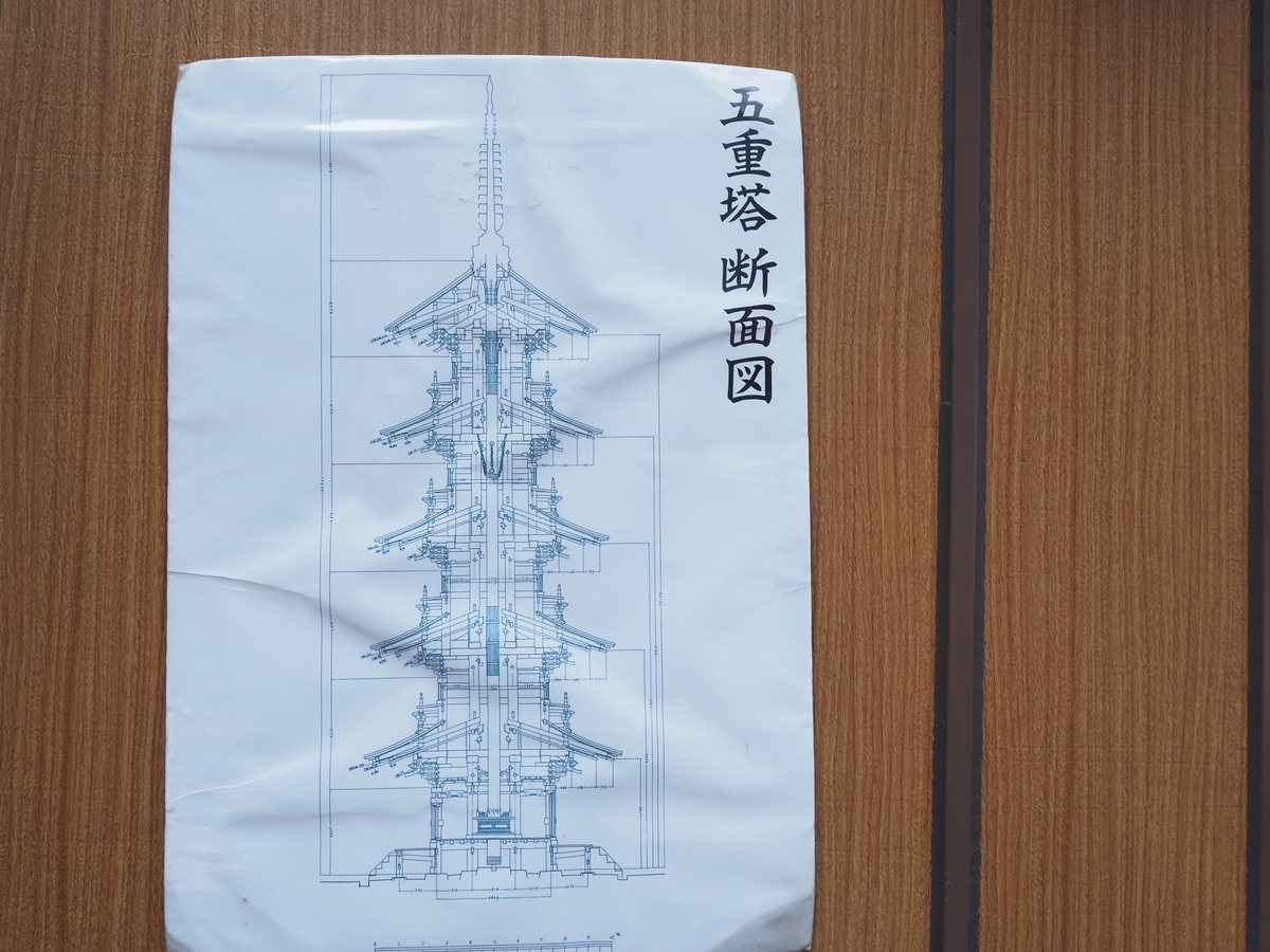 五重塔の図面