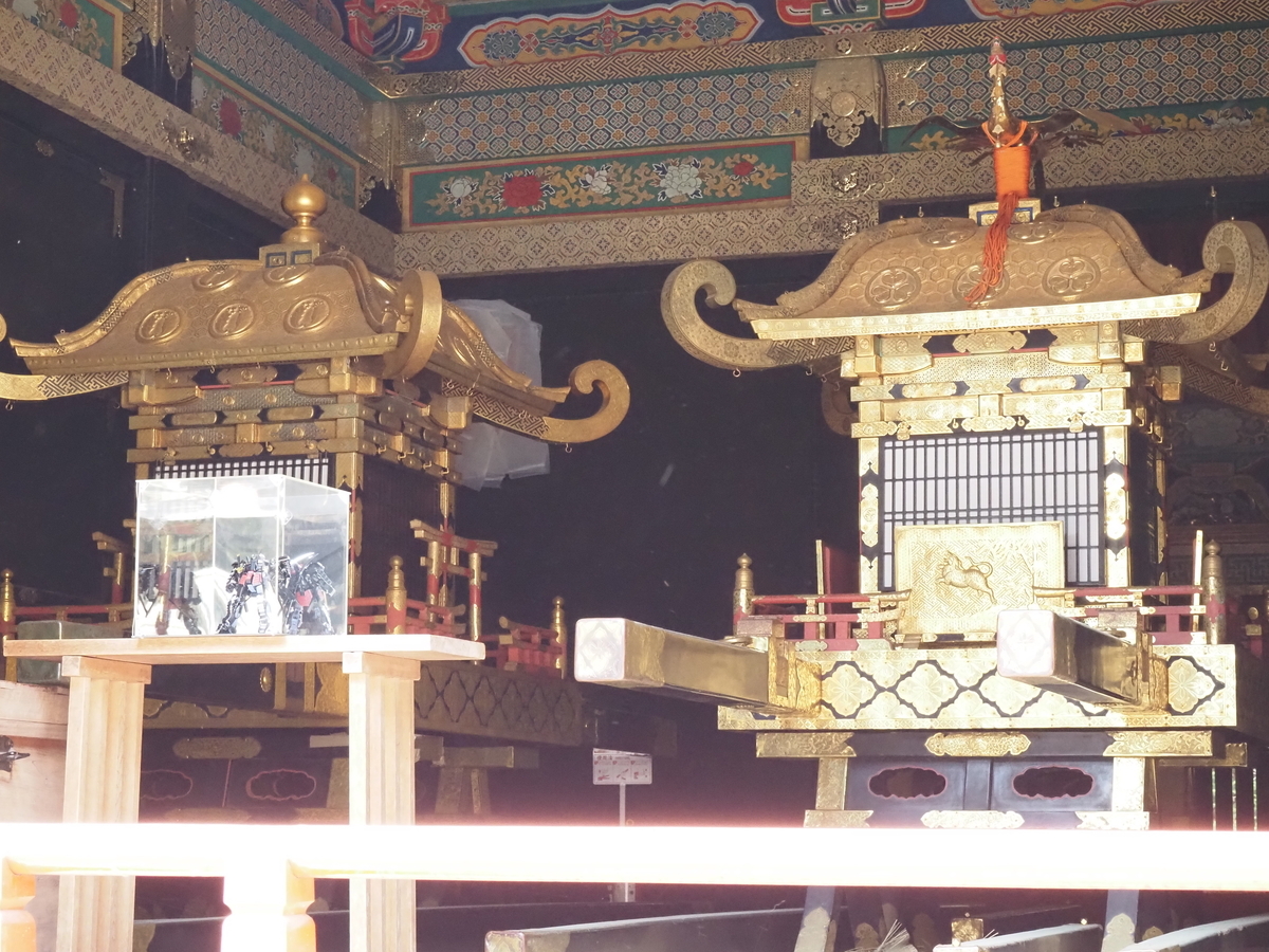 頼朝と家康の神輿