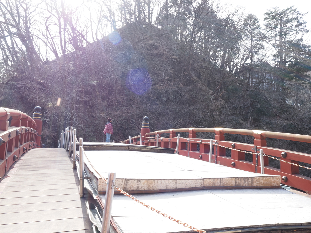 橋の上