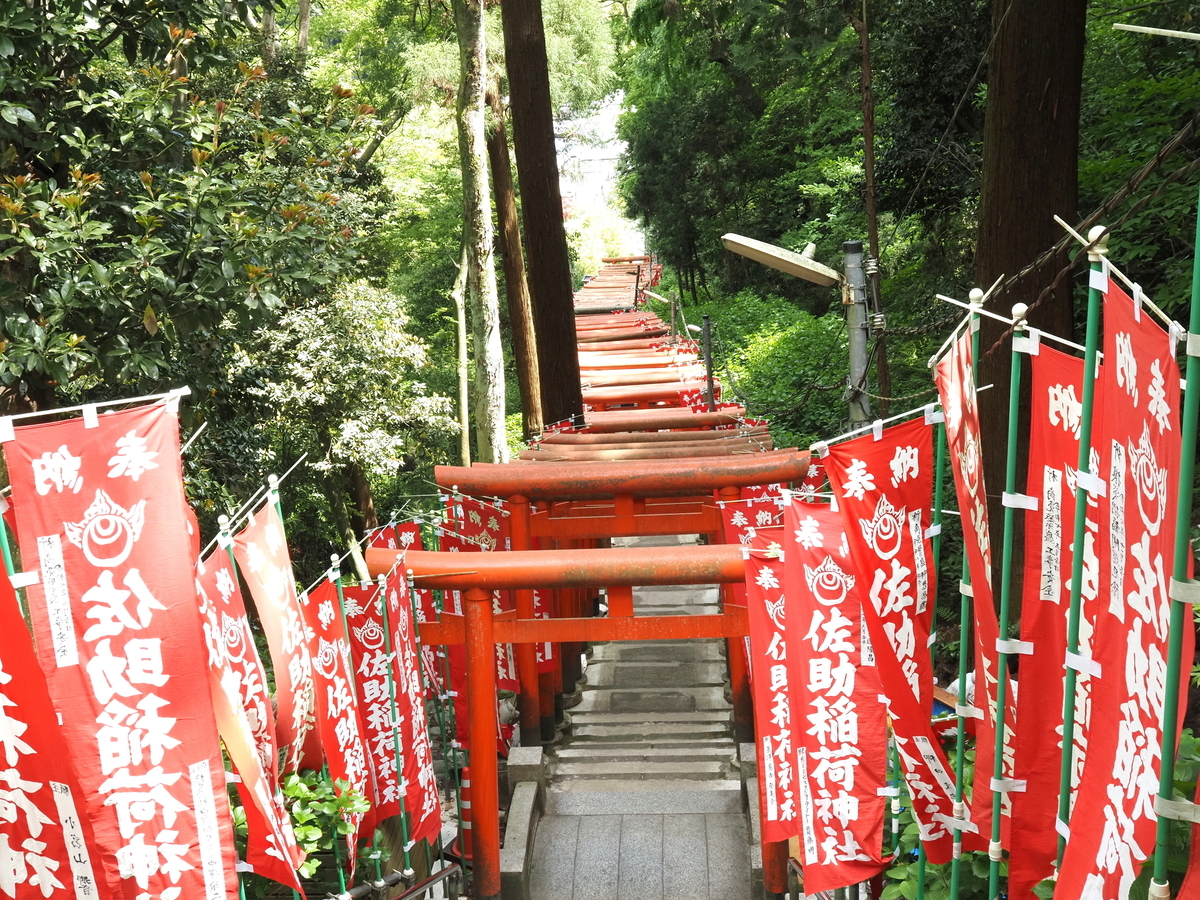 上から見た鳥居