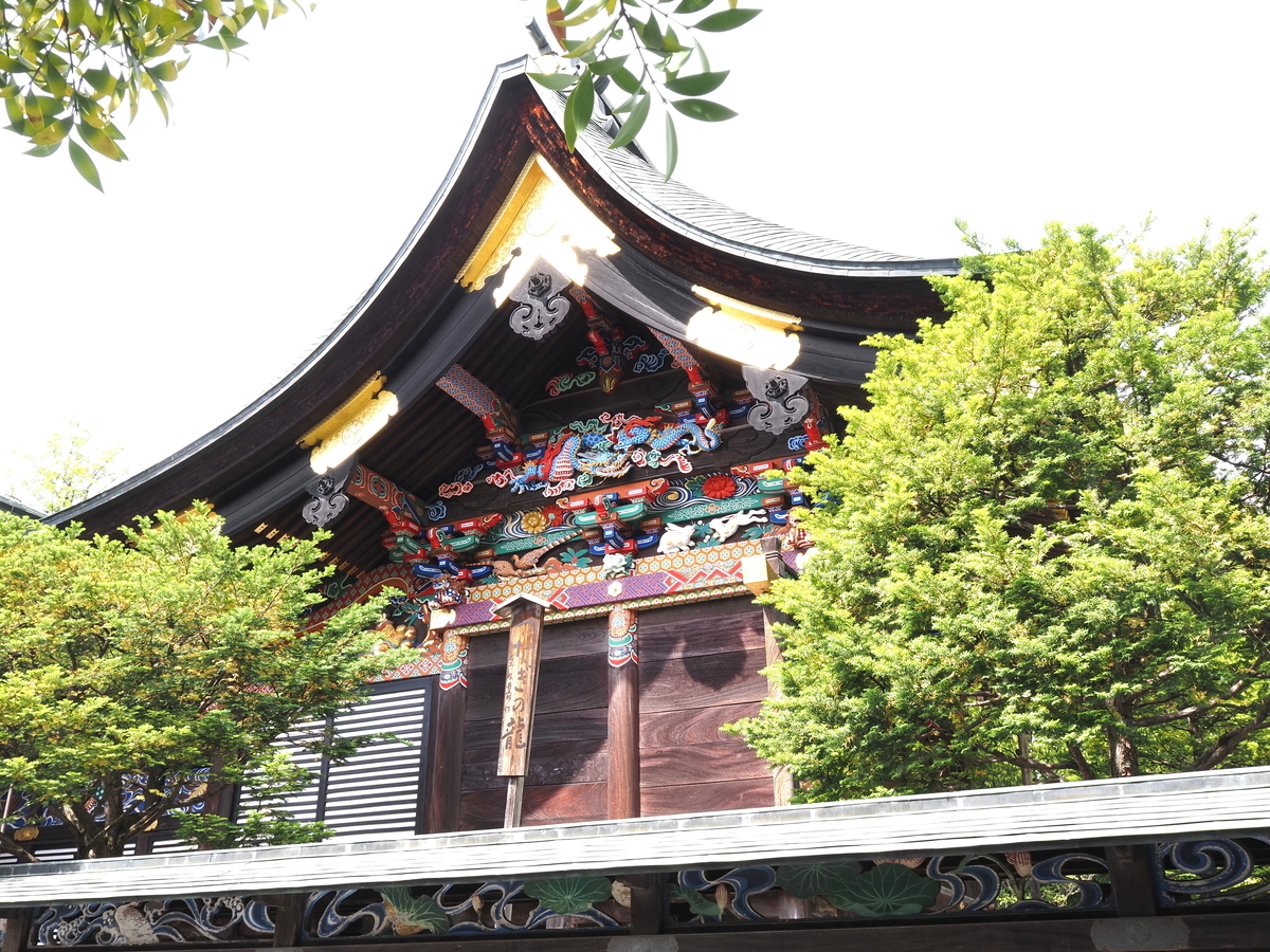 本殿の彫刻