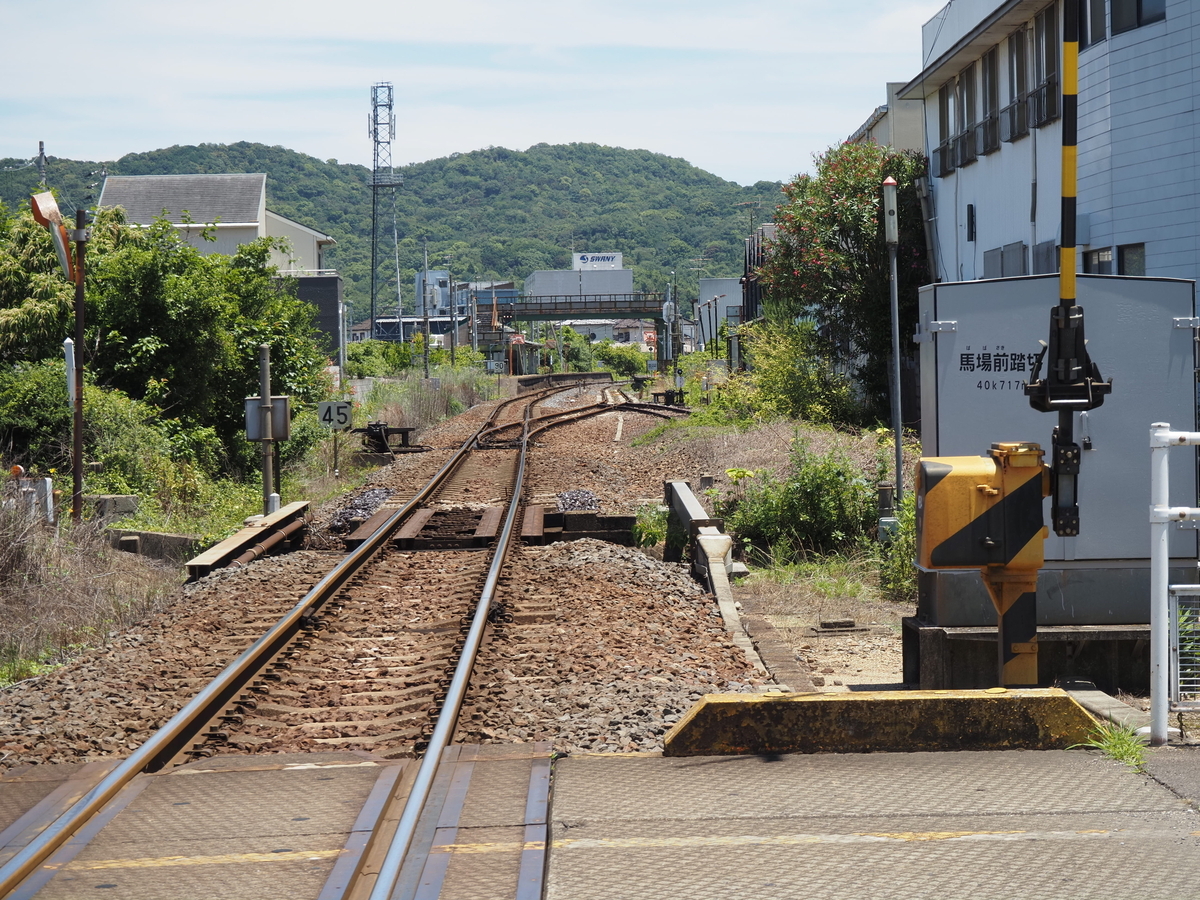 高徳線の線路
