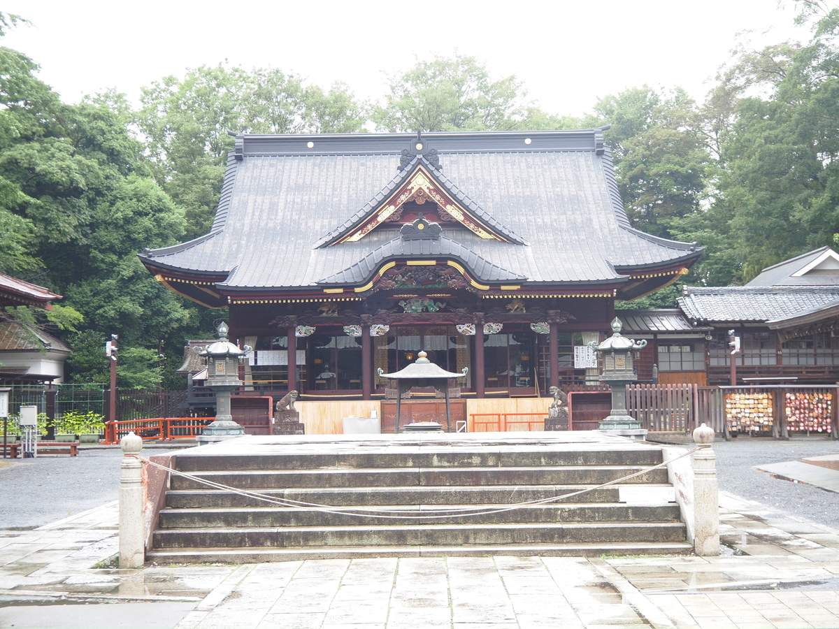 歓喜院聖天堂の拝殿