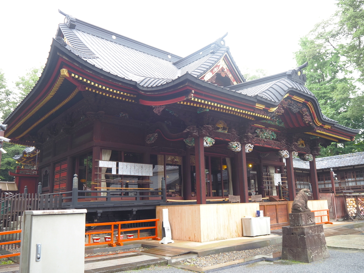 歓喜院聖天堂の拝殿