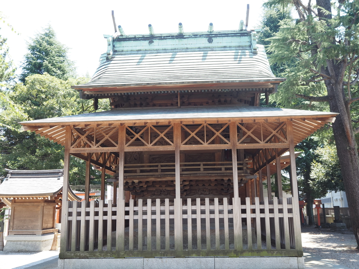 真裏から見た本殿