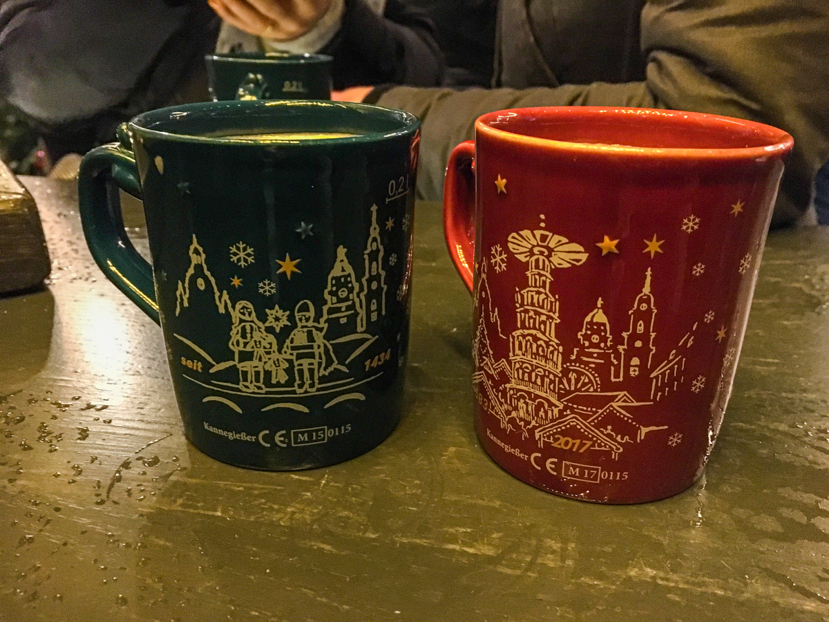 ドレスデンクリスマスマルクトマグ5個