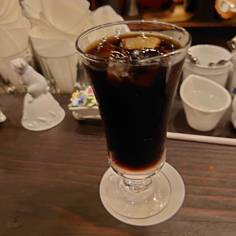 渋谷某喫茶店のアイスコーヒー