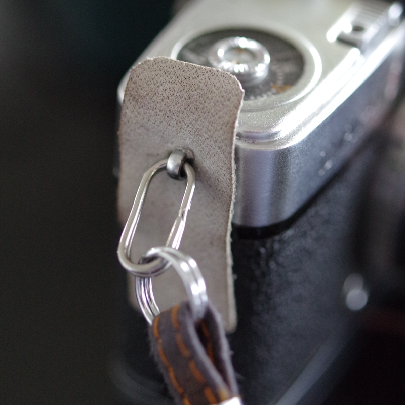 OLYMPUS PEN S with Leather Attached
