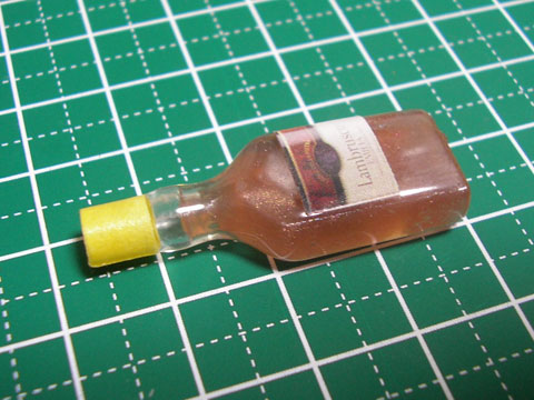 【ミニチュアフード】ウイスキー(ボトル)の作り方