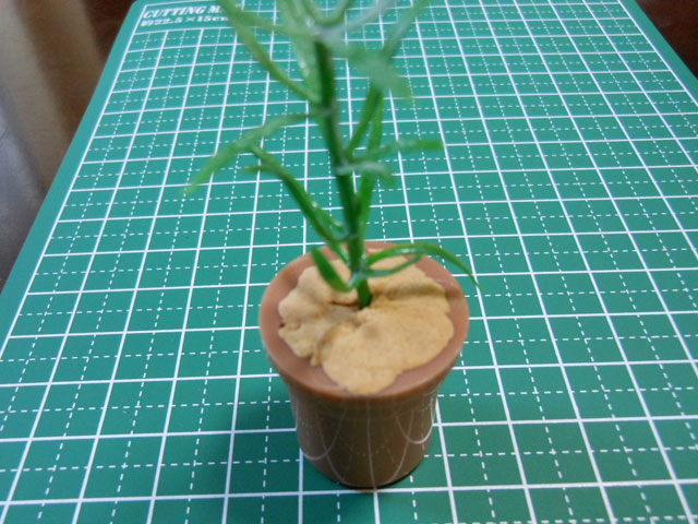 【ミニチュア小物】誰でも簡単にできる観葉植物の作り方