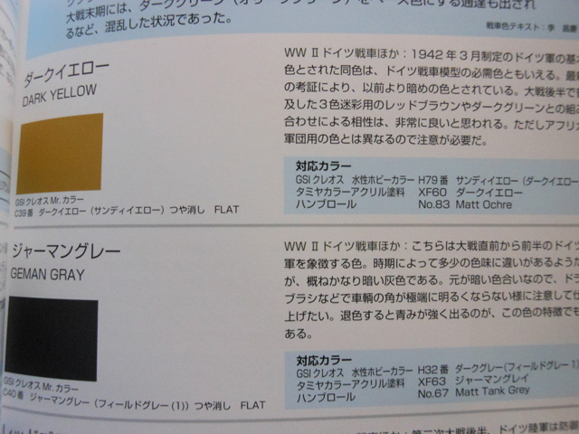 書評:『プラモデルカラーガイド』