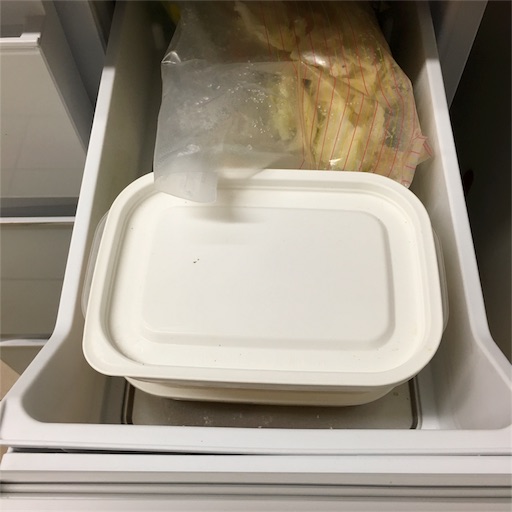 冷凍庫引き出し1ビフォー 冷凍庫引き出し1ビフォー