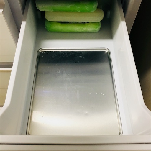 冷凍庫引き出し1全出し後 冷凍庫引き出し1全出し後