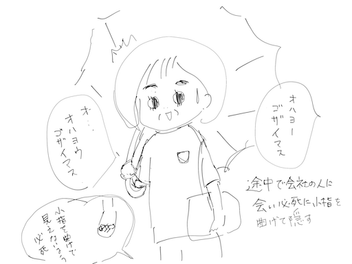 知っている人にあってしまい狼狽えるふぁびこ