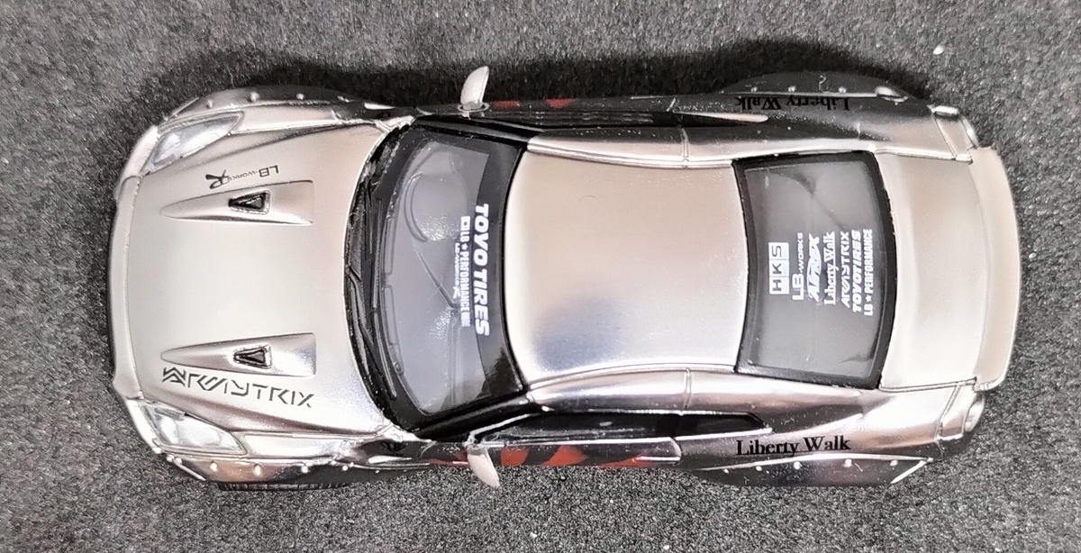 ミニGT LBワークス 日産 GT-R サテンシルバー (MINIGT LB☆Works
