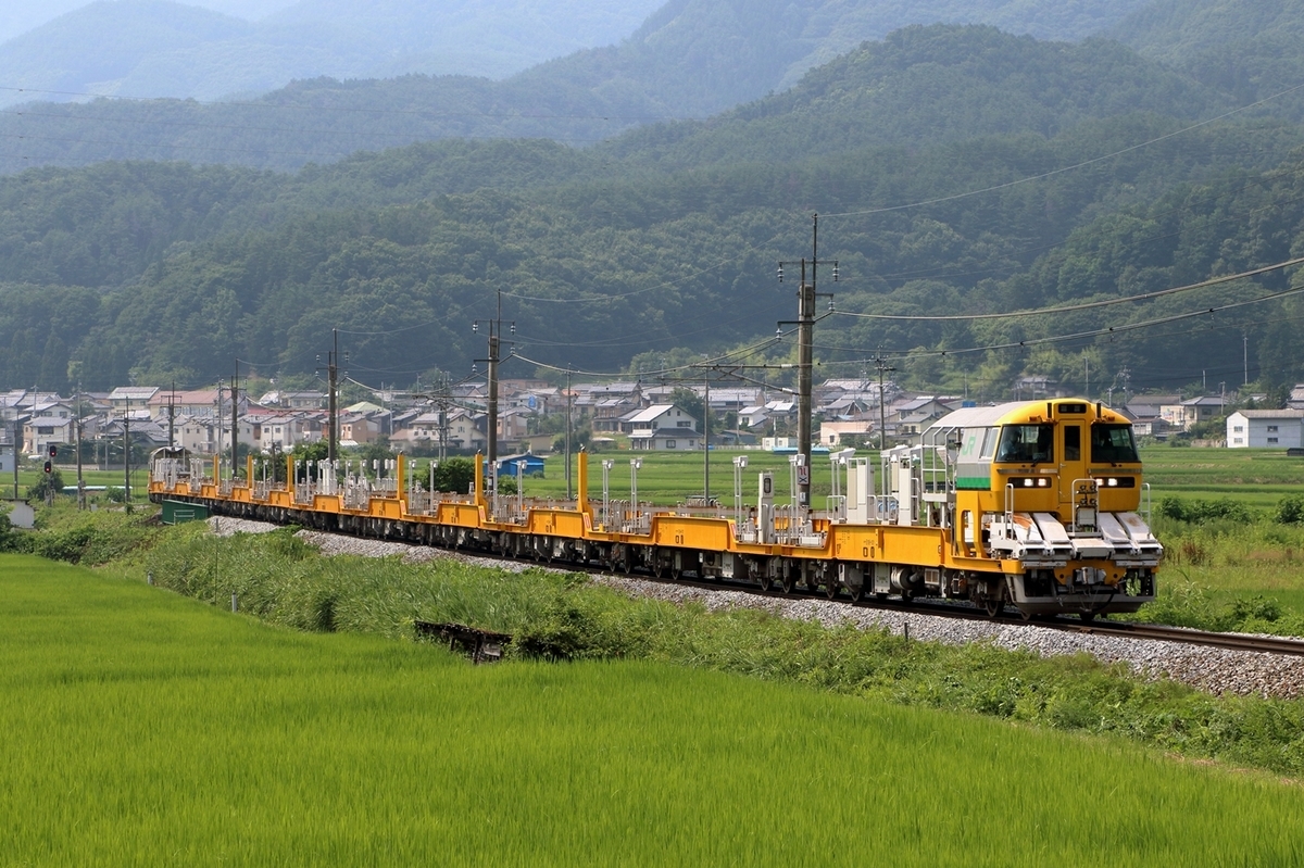 キヤE195系 ロングレール運搬車 試運転の記録 - 鉄道気分