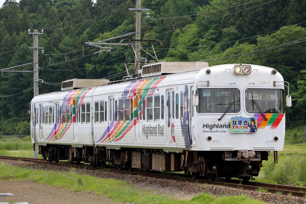 松本電鉄 上高地線 3000形導入記念乗車券　平成11年10月25日　ホログラム ea940600d1755e7208ca3c24dd55b6