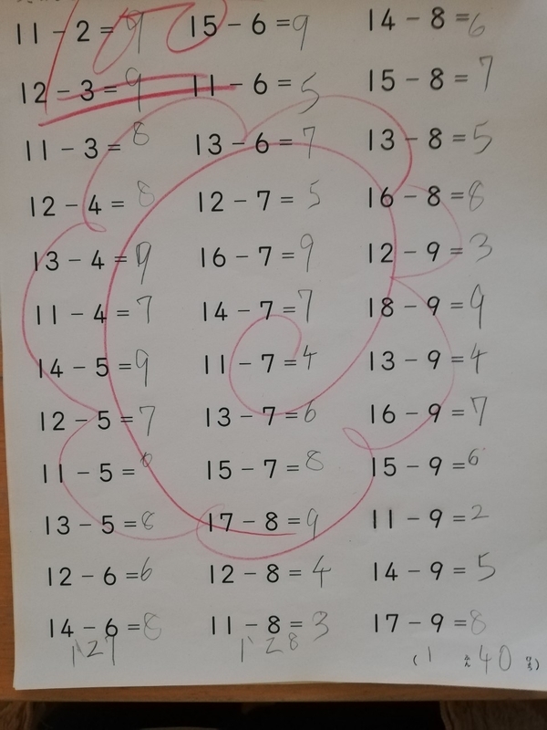 小学1年生 冬休みの家庭学習のきろく じぶんブログ