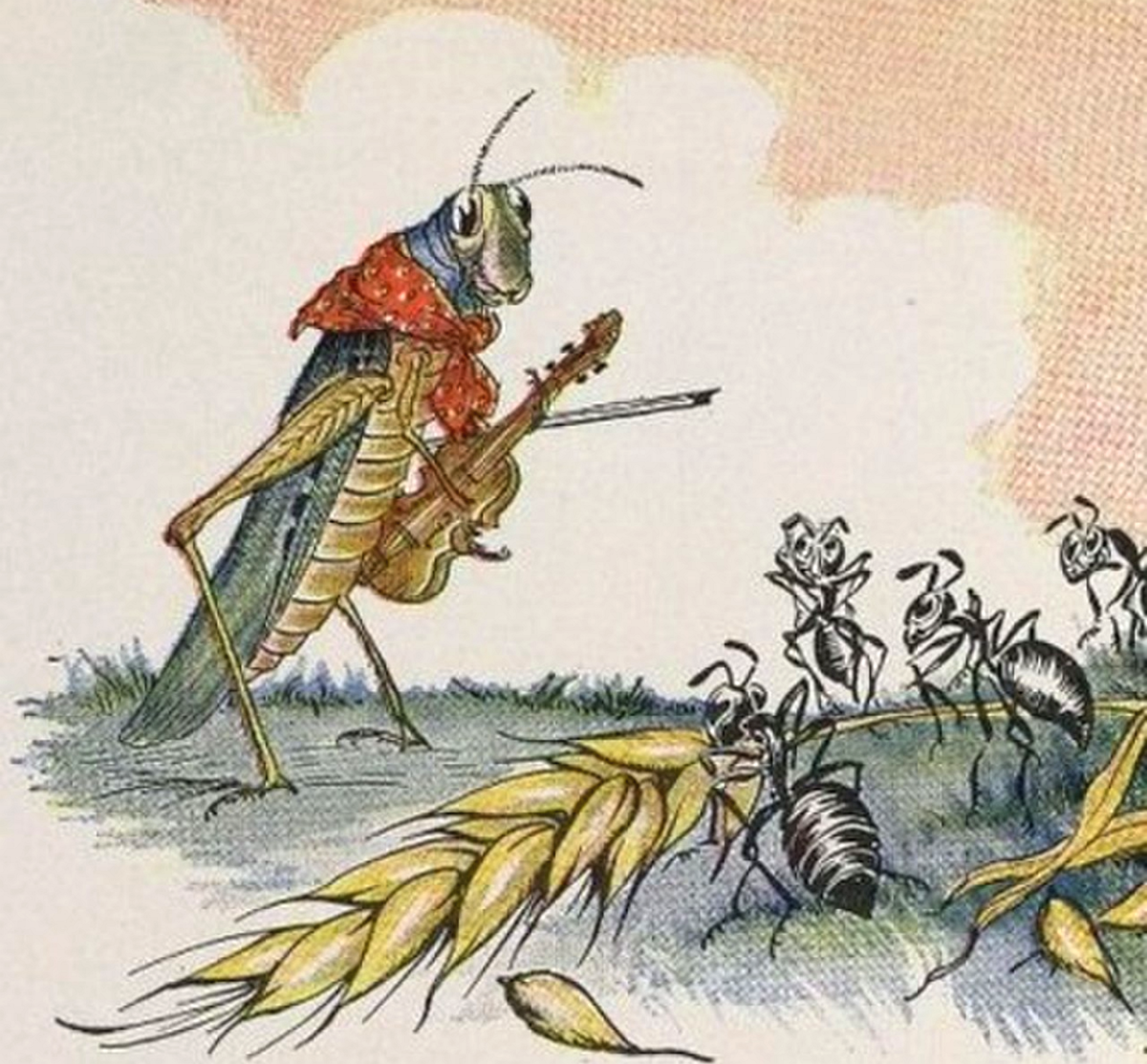 ウソップ物語 アリとキリギリス です 労働問題 Minminzemi 81 S Blog