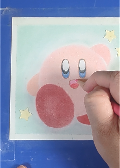 カービイの口を描く