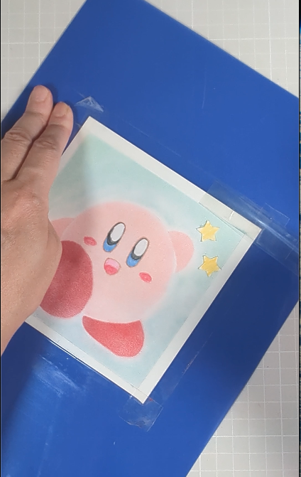周りのセロテープをはがす。