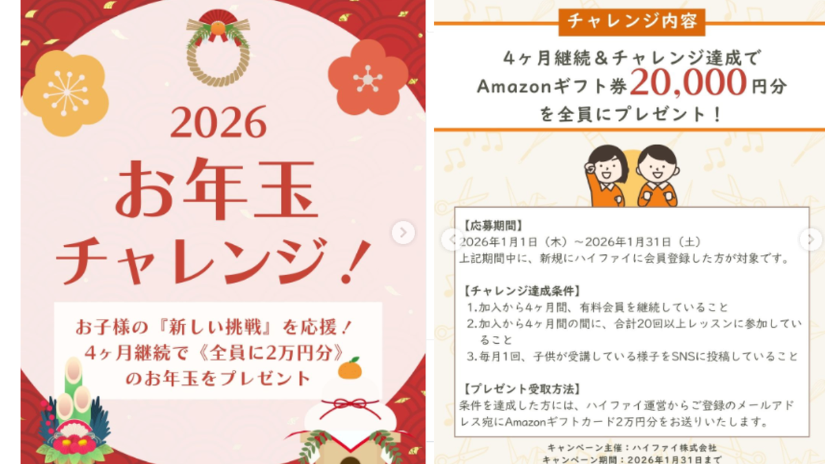 オンラインレッスン　ハイファイの説明