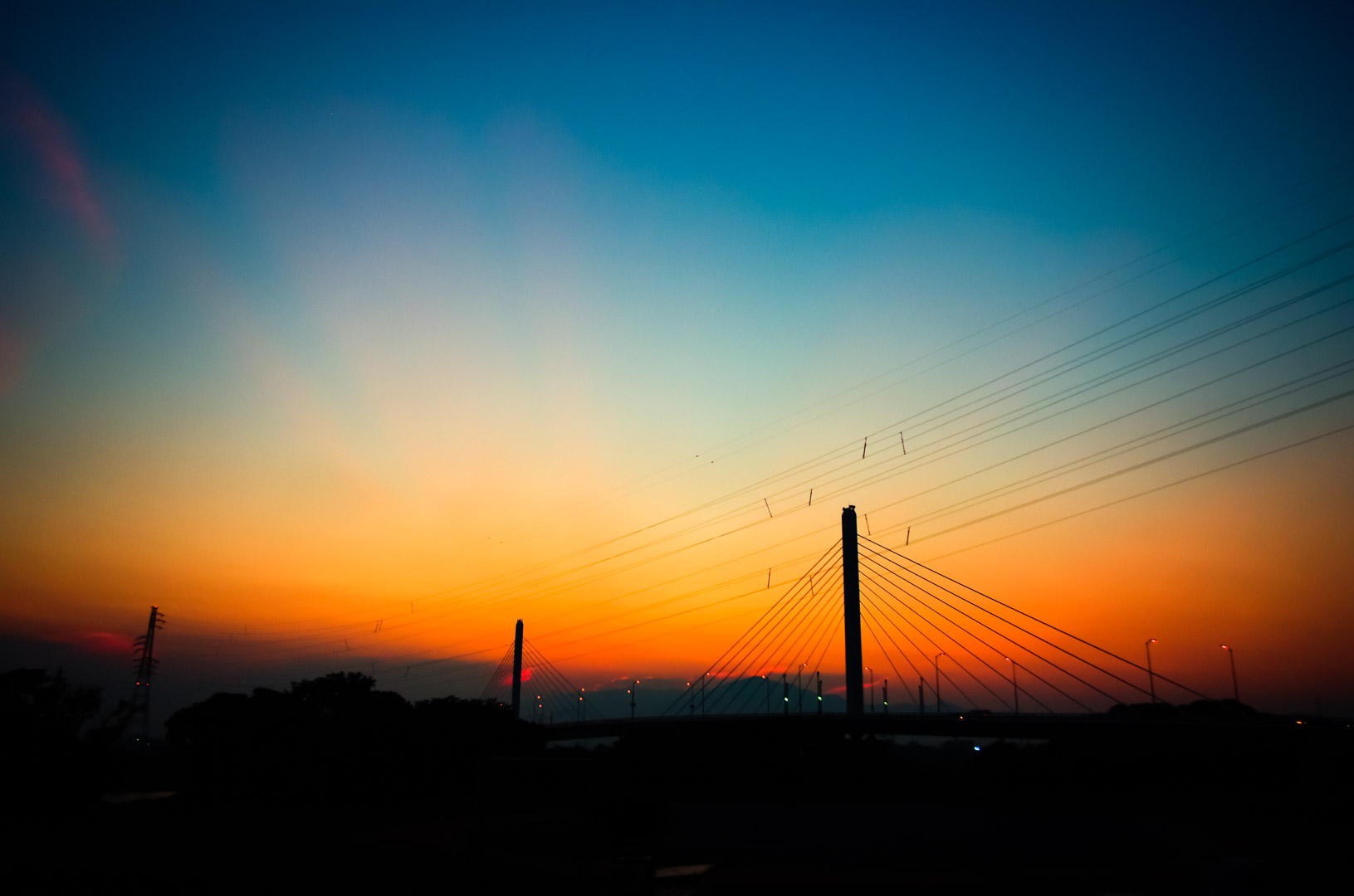 湘南銀河大橋と夕暮れ(2017年7月) 湘南銀河大橋と夕暮れ(2017年7月)