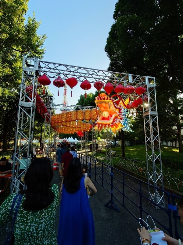 屋台湾フェス　会場へ