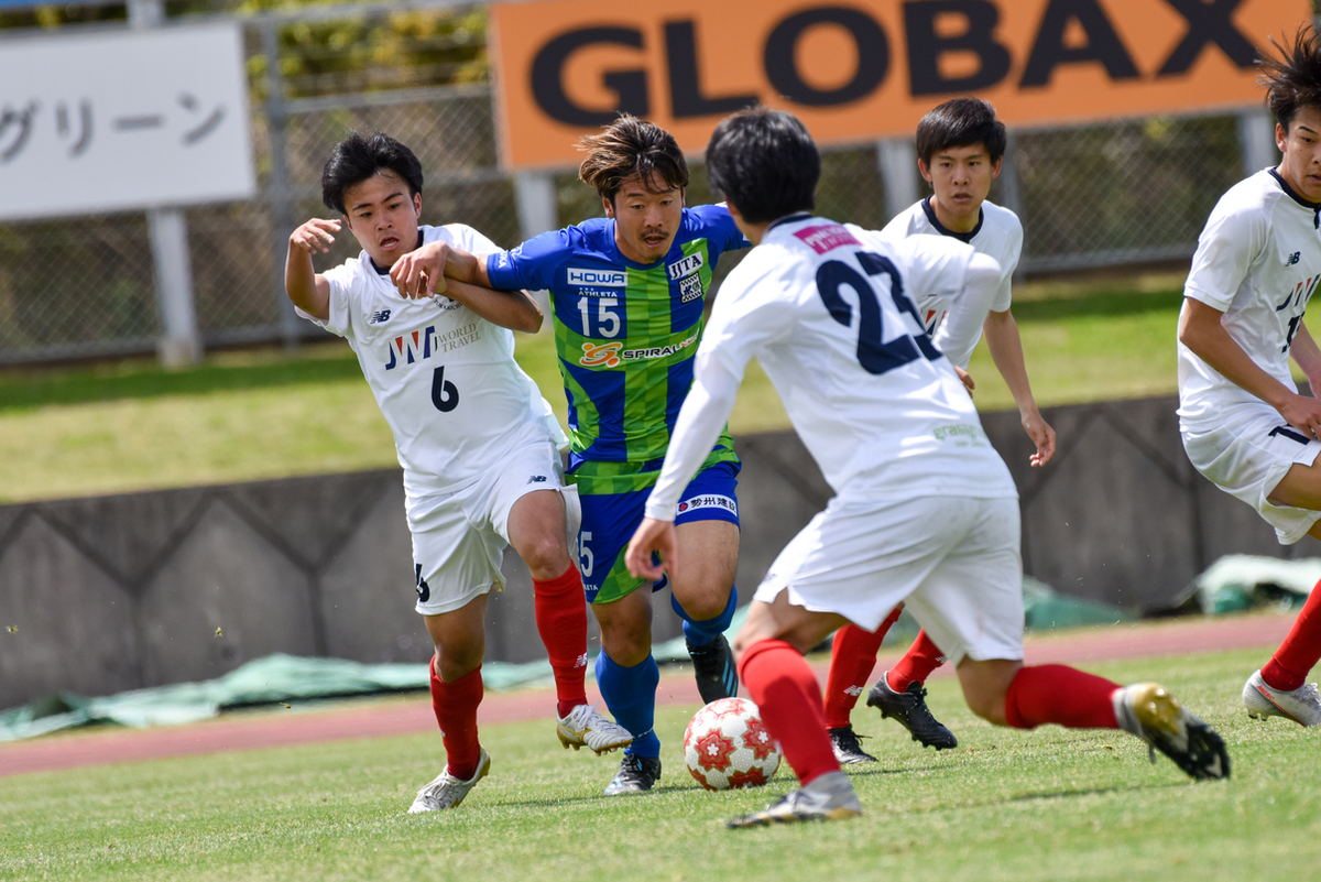 三重県サッカー選手権準決勝 対 四日市大学 Victorycross