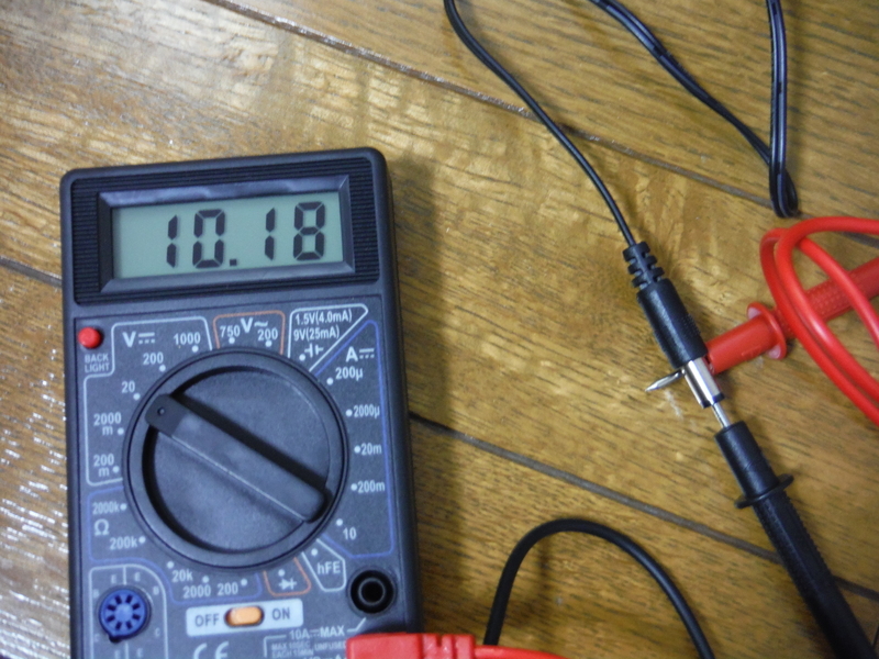 6vのはずが10v