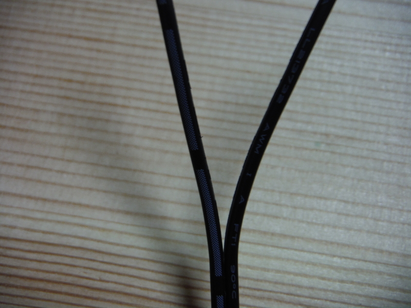 導線の+-の見分け方