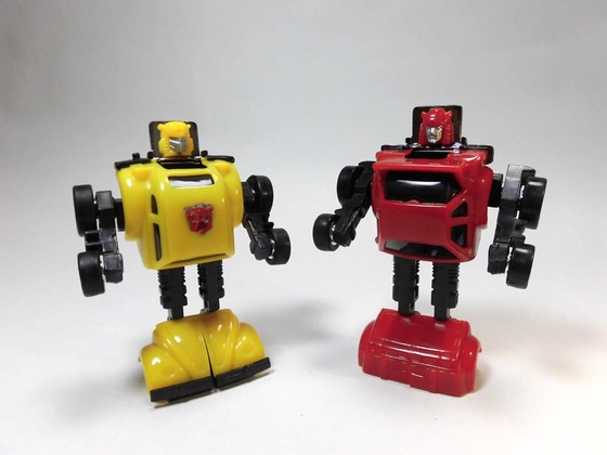 非正規トランスフォーマーG1 バンブルっぽい 人とクリフっぽい人のセット 非正規トランスフォーマーG1 バンブルっぽい 人とクリフっぽい人