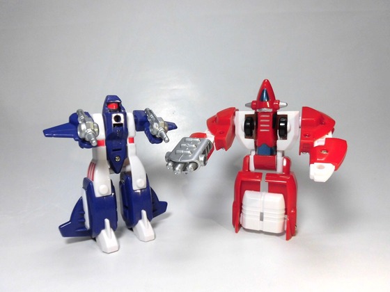 ロボットフィギュア ホワイト・ブルー・レッド Amazon.co.jp: WishaLife ニンジャメカドラゴンロボット戦士