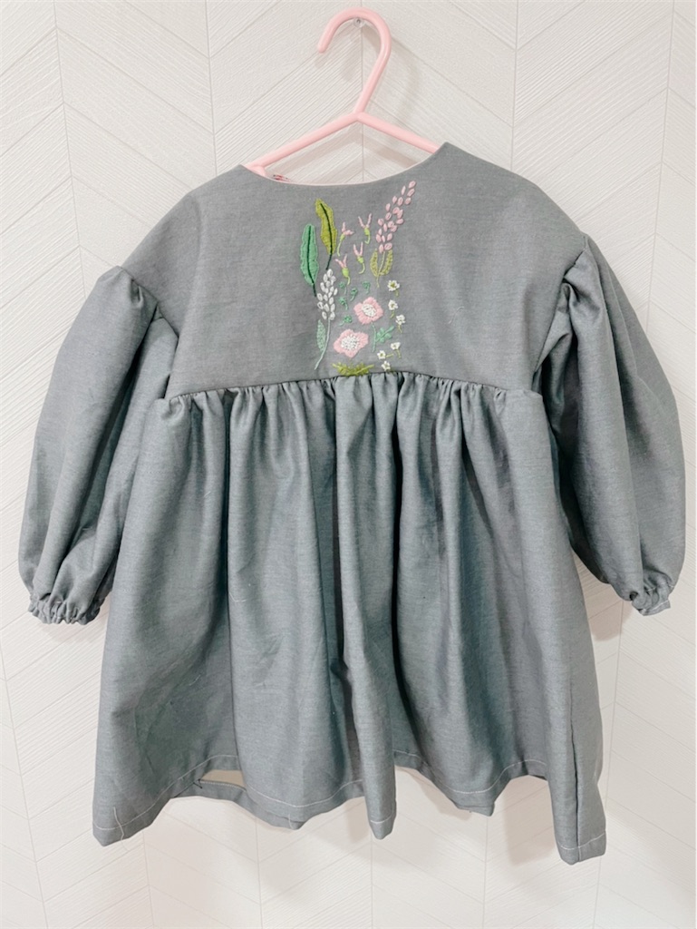 刺繍カヌレワンピースが完成！！ - 月の風船 